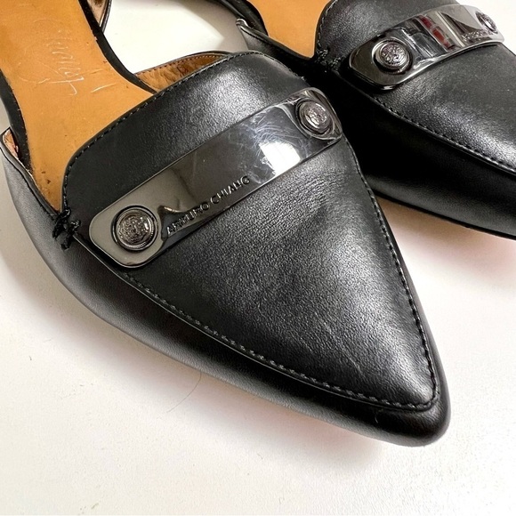 ARTURO CHIANG classics black matte leather flats womens size 7 - Picture 5 of 10